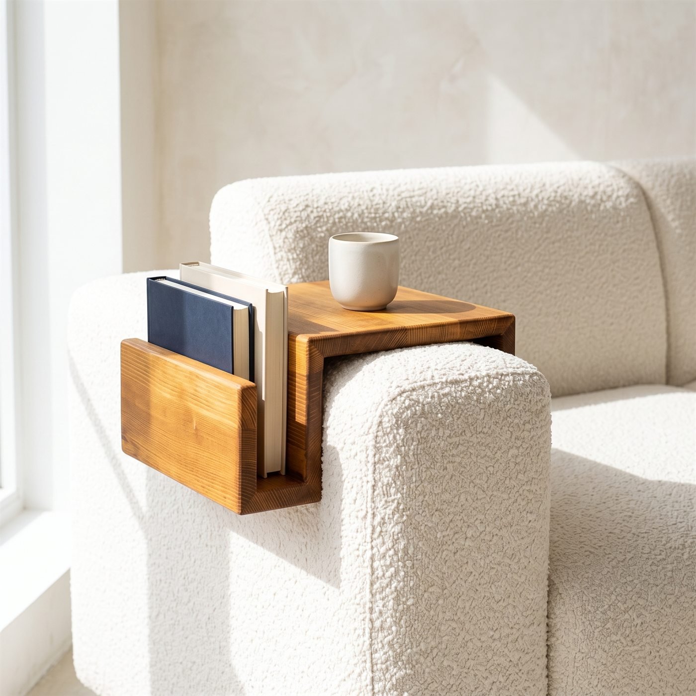 Sofa armrest shelf – Lifestyle